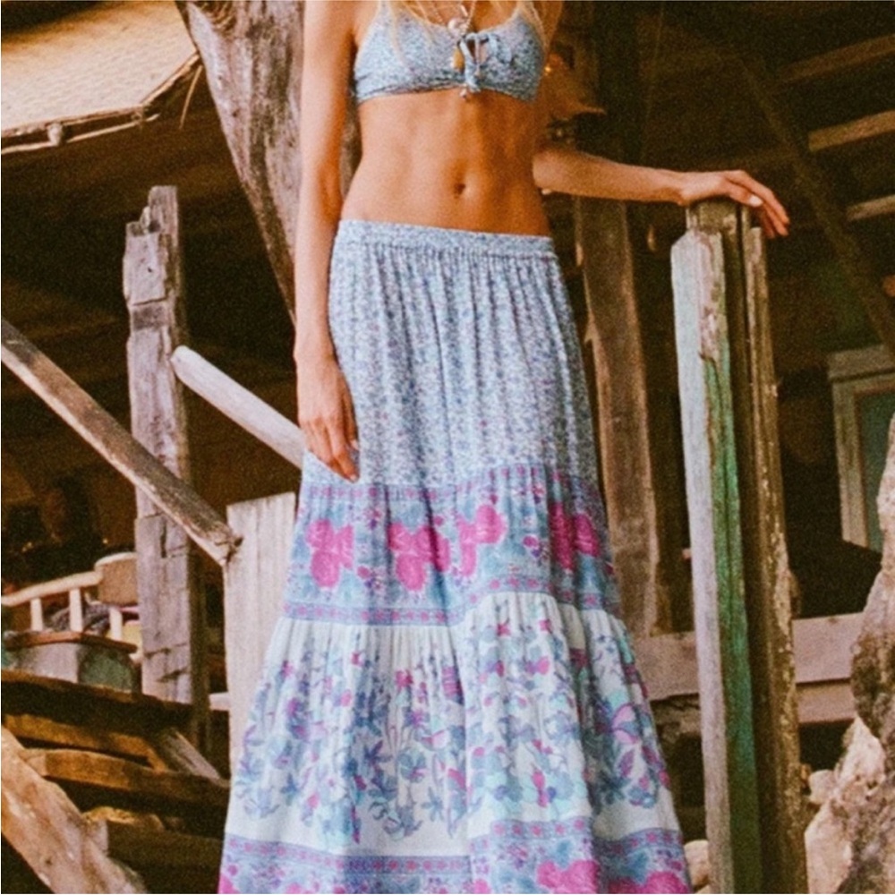 SPELL Love Jetty Maxi Skirt NWT MSRP $248 *Sold Out*